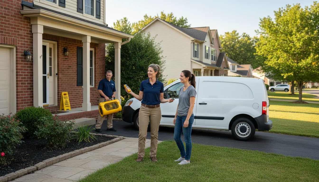 Water restoration image for Dehumidification And Cleanup Services in Signal Hill, CA